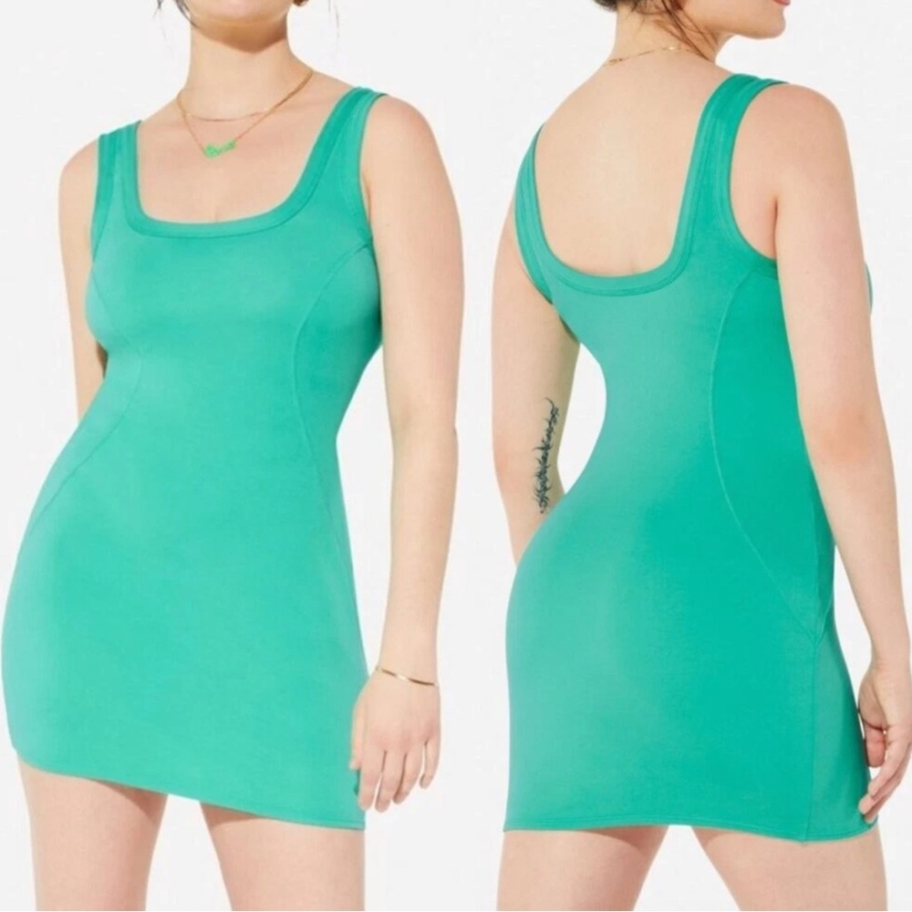 NWT Yitty Fabletics Body Butter Tank Dress Thicc Mint Sleeveless Women's Medium